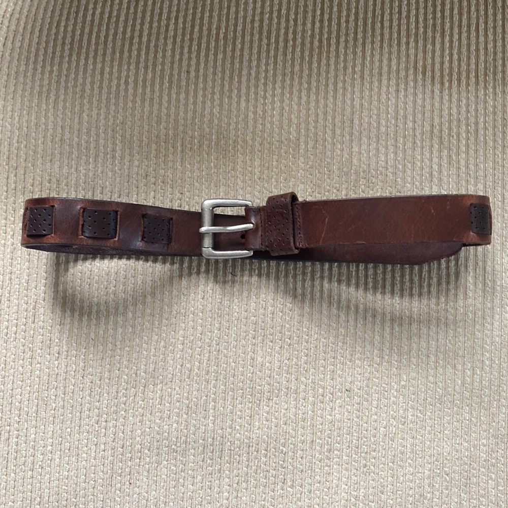 Genuine leather belt